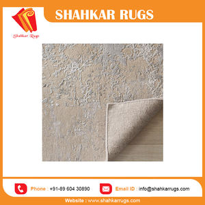 พรมเชิงเทพศิลป์จากอินเดีย ดีไซน์ล่าสุด คุณภาพสูง ผลิตจากขนสัตว์ ทอมือ ลายแบบนามธรรม สำหรับปูพื้น - Product Image 3