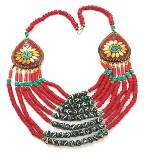 Collar de Cuentas de Hueso de Cuerno Estilo Bohemio de Primera Calidad para Uso Unisex en Fiestas - Product Image 1