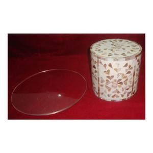 Hotel Decorative Handmade Mother Of Pear Bone Inlay Design Stand - Product Image 1