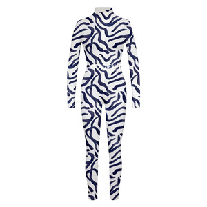 Mono estampado de manga larga personalizado para mujer, monos elegantes en mono de una pieza de alta calidad - Product Image 2