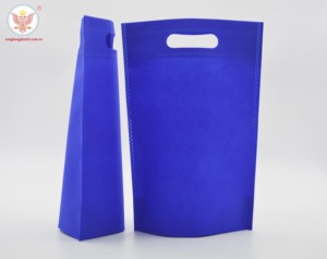 Sacs fourre-tout non tissés à cordon de serrage XMAS réutilisables personnalisés Cadeaux de vacances écologiques - Product Image 2