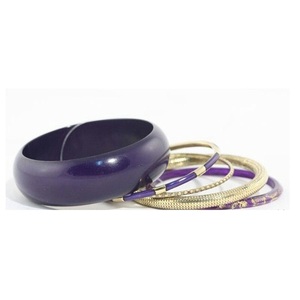 Juego de pulseras de resina de latón para mujer, joyería hecha a mano, conjunto de joyería para mujer, moda de la India - Product Image 1