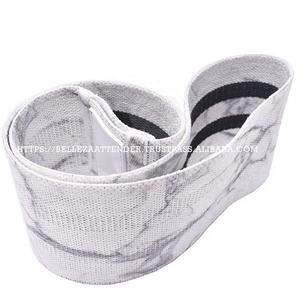 Ensemble de bandes de résistance en coton et latex Bandes d'exercice en boucle pour fitness à domicile-Fessiers et cercles de hanche - Product Image 4