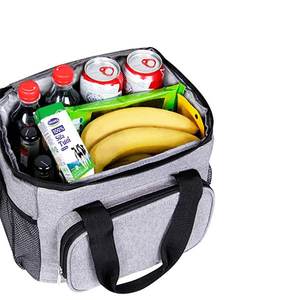 Transporter des aliments garder au chaud Portable couleur noire OEM ODM taille personnalisée nouveau sac à lunch thermique isolé en polyester - Product Image 5