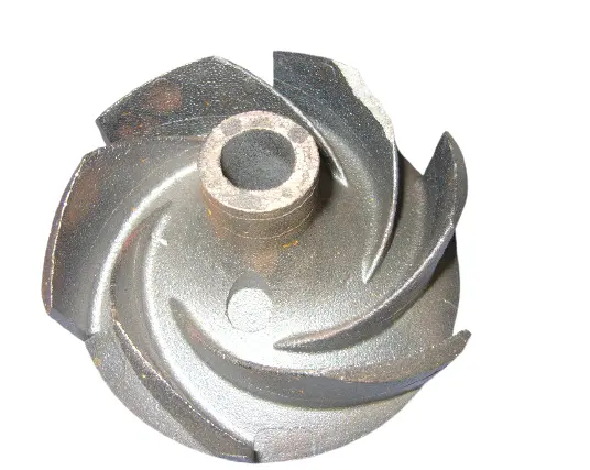 Japanese quality gray cast iron impeller for machine equipment agricultural machinery pats service manufacturer