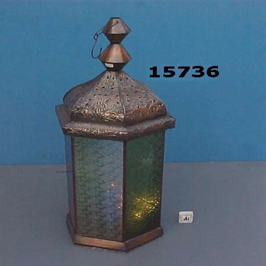 Moroccan Antique Metal Decorative Tealight Lantern