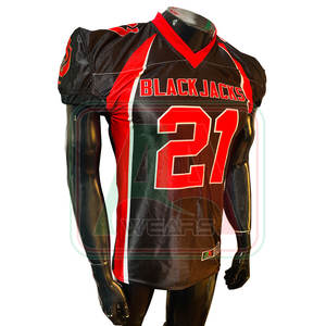 ชุดอเมริกันฟุตบอลปี 2022 สำหรับผู้ใหญ่ แบบสั่งทำพิเศษ คุณภาพสูง ระบายอากาศได้ดี แบบกลับด้านได้ พิมพ์ลายแบบซับลิเมชั่น ผลิตจากโพลีเอสเตอร์ 100% ชุดทีมชาย - Product Image 1