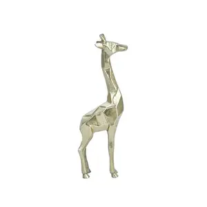 Gold Giraffe Home Decor Sculptures