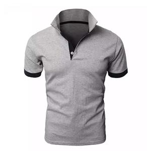 Camiseta Polo de algodón 100% de alta calidad para hombre, Manga corta transpirable, cuello redondo informal con logotipos de impresión digital - Product Image 4
