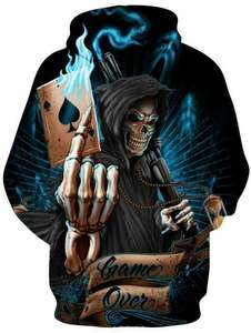 Casual <b>Summer</b> Pullover Sweatshirt Jacket <b>Coat</b> With Full Print Graphic Hoodies Sublimated Tops - Product Image 6
