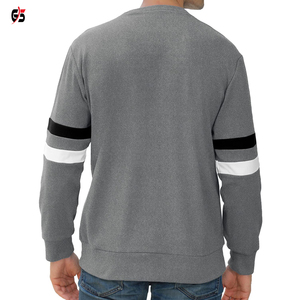 Sudaderas cálidas Ropa de hombre 100% Algodón Polar suave Corte para empacar Logotipo personalizado Estampado Temporada de invierno Cuello redondo Top Servicio OEM - Product Image 3