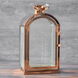 Lanterne marocaine en argent haute qualité faite à la main personnalisable bougeoir décoratif métal verre prix de gros décoration de la maison - Product Image 4