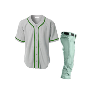 Conjuntos de uniformes de béisbol y softbol de diseño personalizado al por mayor, camisetas transpirables de talla grande, camisetas para hombres jóvenes, ropa deportiva - Product Image 1