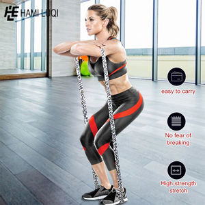 Bandes de résistance longues personnalisées imprimées par sublimation pour l'entraînement des fessiers des femmes – Vente en gros - Product Image 6