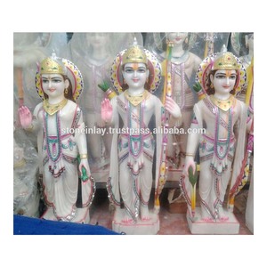 แฮนด์เมดแข็งสีขาวหินอ่อนRam Darbar Moorti - Product Image 1
