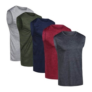 PIHA SPORTS Camiseta Deportiva de Algodón para Hombre, Sin Mangas, Cuello Redondo, Chaleco de Viaje, Camiseta de Gimnasio, Top Deportivo para Fisicoculturismo, Fitness, Running, con Logotipo Personalizado - Product Image 6