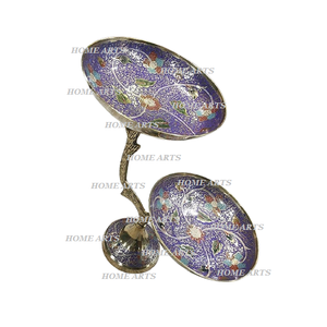 2 Tier Brass <b>Cake</b> Chocolates Stand Round Shape Customized Size Dessert Pasty Stand For <b>Wedding</b> Party Events Use - Product Image 5