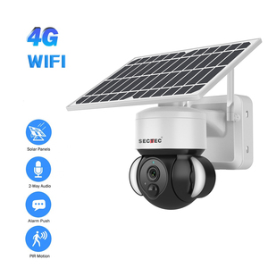 Nhà Máy Chất Lượng Cao Ngoài Trời Đèn Pha 3MP Seguridad Máy Ảnh Night Vision Không Thấm Nước Thông Minh 4 Gam Mạng Máy Ảnh - Product Image 2