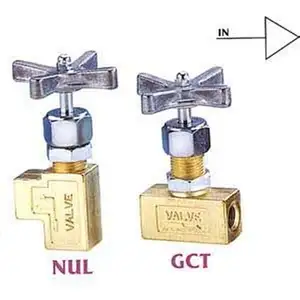 Válvula de agulha da válvula de parada, calibre hidráulico, GCT-02, GCT-03, GCLT-02, GCLT-03