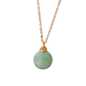 Green Aventurine Agate Disc Pendants - Product Image 1