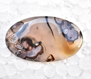Cabujón de ágata con forma de flor, palo de ágata turco de alta calidad, piedras preciosas sueltas, cuentas de piedras preciosas - Product Image 3