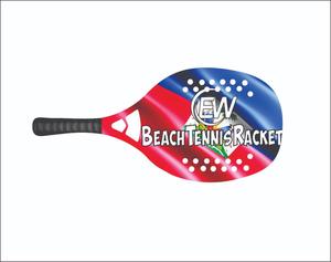 ไม้ตีเทนนิสชายหาดไม้พายชายหาดทำจากคาร์บอนที่กำหนดเอง/ไม้พาย Padel พร้อมโลโก้และการผสมสีของคุณ - Product Image 6