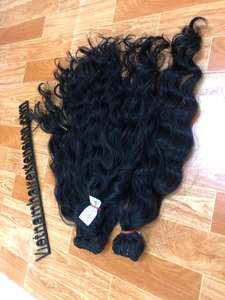 Extensions de cheveux humains vierges Remy ondulés du Vietnam, longueur 8-30 pouces, en vrac - Product Image 2