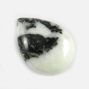 Zebra-cabujones cuadrados de jaspe Natural, 20x28mm, 5,36 gms, piedras sueltas para fabricación de joyas - Product Image 1