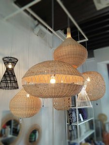 TienPhong Handicrafts Vietnamese Handwoven Rattan Pendant Light Made of Rattan Bamboo <b>Hanging</b> Lamp Made in Vietnam - Product Image 5