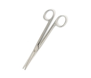 Instrumentos quirúrgicos de alta calidad, tijera de acero inoxidable de 14 Cm, punta redonda, hecha en Alemania - Product Image 5