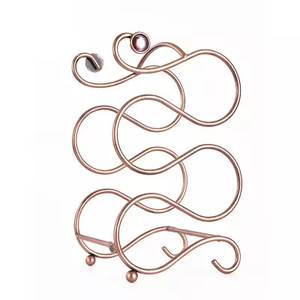 ชั้นวางไวน์เหล็กพร้อมเคาน์เตอร์ที่วางไวน์แบบตั้งกลางแจ้งในร่ม - Product Image 1