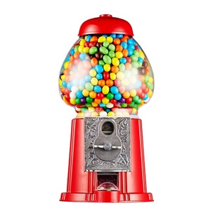 Distributeur de bonbons en verre rouge de 15 pouces en alliage d'aluminium Kwang Hsieh, vente en gros, fournisseur d'usine OEM - Product Image 1