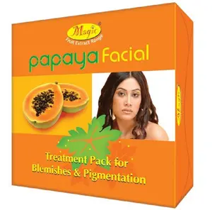 Kit de massage Facial Papaya naturelles, Kit Facial, idéal pour les imperfections et la Pigmentation, fruits, 175gm, pour peau transparente