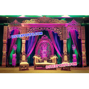 สวิตเซอร์แลนด์การติดตั้งเวทีแต่งงานที่มีชื่อเสียงสไตล์ตะวันตกเวทีแต่งงานสหรัฐอเมริกาไฟเบอร์กลาสตกแต่งเวทีแต่งงาน - Product Image 1