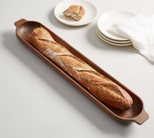 Restaurant de cuisine en bois utilisant des bols de pâte en bois bols de pâte en bois en gros avec poignée - Product Image 5