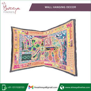 Banjara — décoration murale attirante pour la maison, Textile, bohème, Kutchi, suspendu - Product Image 5