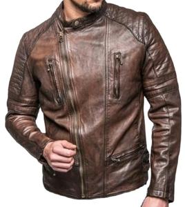 Chaqueta de Motociclista de Piel de Oveja de Alta Calidad para Hombre, Invierno, Color Personalizado, Cuello Alto, Logotipo ODM, Estilo Casual Liso - Product Image 2