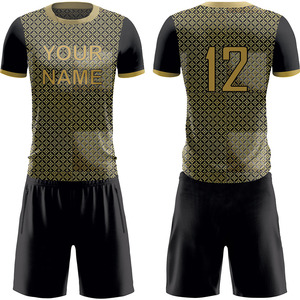 Uniforme de fútbol personalizable de alta calidad con diseño único Tecnología de corte automatizado Personalice el logotipo de nombre de su equipo - Product Image 6