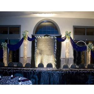 Decoración de escenario de boda asiática, cristal de decoración de escenario, novedad - Product Image 1