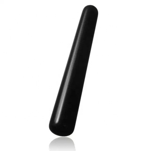 Wholesale natural gemstone <b>Crystal</b> black Obsidian <b>wand</b> both side rounded healing <b>crystal</b> Black obsidian <b>wand</b> stone - Product Image 1