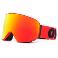 OEM Lunettes de ski Commande en gros Anti-buée UV400 Lunettes de ski Classique Sans cadre Mince Miroir Snowboard Hommes Femmes Lunettes de neige