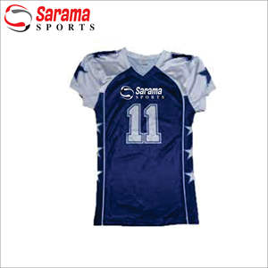 Su propio uniforme de fútbol americano MOQ bajo Nuevo modelo de fútbol Jersey barato para jóvenes personalizado, - Product Image 3