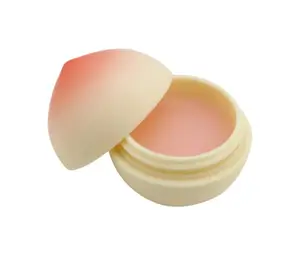 Korean Private Label Organic Tonymoly Mini Fruit Peach Shape Lip Care Gloss Balm