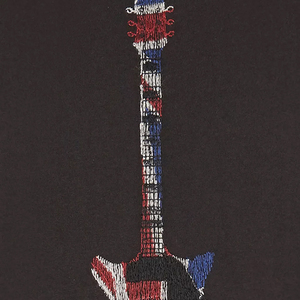 T-shirts ajustés pour hommes en coton Pima noir, coupe slim, personnalisables - Product Image 3