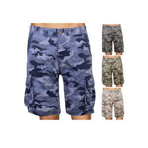 Shorts cargo camouflage pour homme, multi-poches, coupe ample, pour les loisirs, shorts d'été polyvalents pour homme - Product Image 1