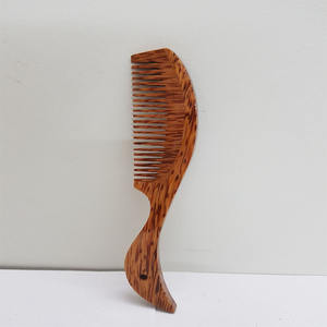 Peines de pelo de madera de coco, estilo minimalista, natural, hecho a mano, peine de madera, excelente calidad - Product Image 5