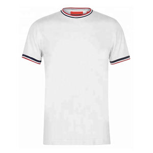 Camiseta con dobladillo curvo de ajuste Regular de algodón 100% para hombre, con estampado por sublimación, ropa deportiva de estilo callejero - Product Image 2