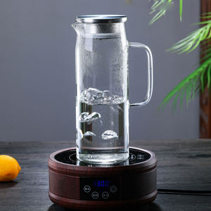 เหยือกน้ำแก้วบอโรซิลิเกต <span class=keywords><strong>ล</strong></span>ดราคาพิเศษ ปลอดสารตะกั่ว ปลอดสาร BPA เป็นมิตรกับสิ่งแวด<span class=keywords><strong>ล</strong></span>้อม ดีไซน์หรูหรา เหมาะสำหรับชาเย็น <span class=keywords><strong>ล</strong></span>้างในเครื่อง<span class=keywords><strong>ล</strong></span>้างจานได้ - Product Image 2