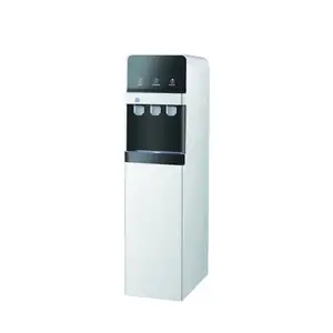 Dispenser di raffreddamento ad acqua autopulente con ozono a temperatura calda, fredda e ambiente in acciaio inossidabile, contiene bottiglie da 3 e 5 galloni