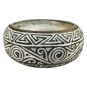 印度制造商和出口商提供优质手工雕刻碗纪念品装饰和礼品的批量供应商，价格便宜